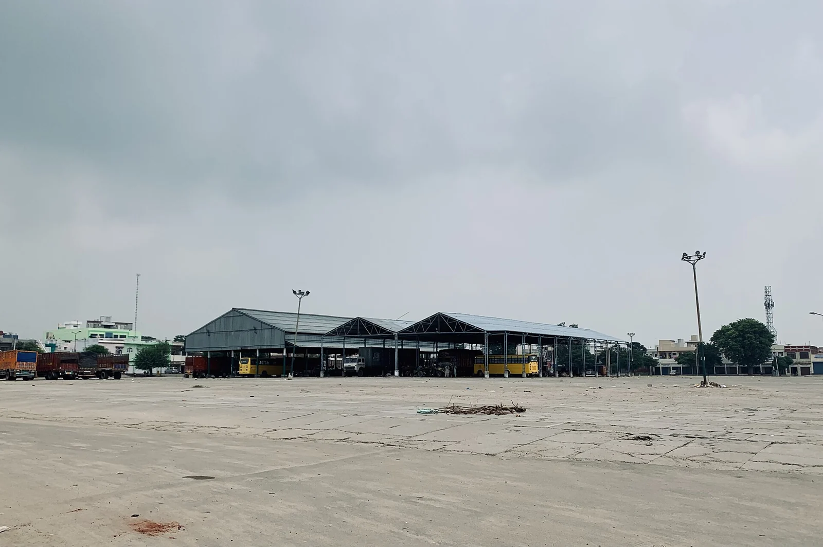 The grain market at Bhawanigarh, Punjab.